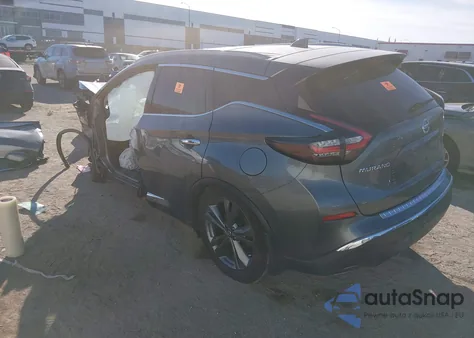 2022 Nissan Murano Platinum Intelligent Awd from USA, damaged, VIN 5N1AZ2DS3NC107708